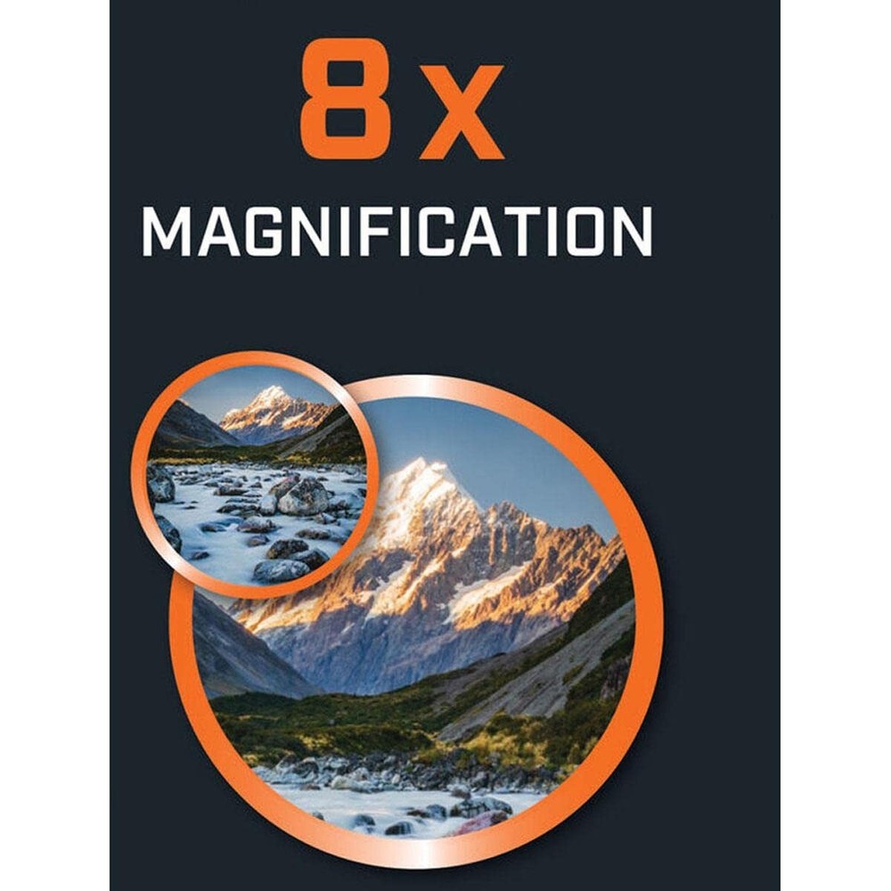 Compact Black Binoculars with Sharp Focus Ergonomic Grip and Durable Design