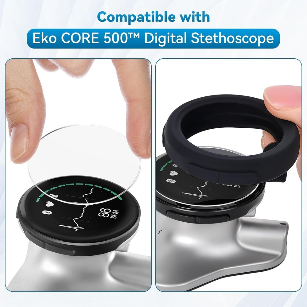 360° Full Coverage Protection Kit Compatible with EKO CORE 500 Digital Stetho...