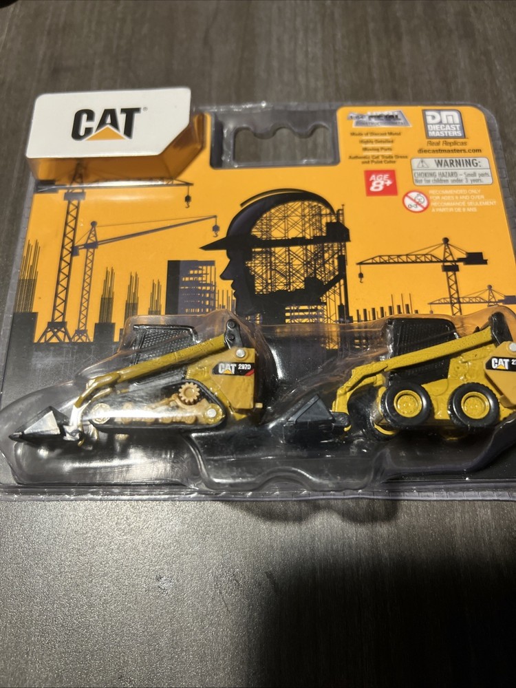 1:64 CAT 272D2 Steer Loader & 297D2 Track Loader -- Diecast Masters Caterpillar