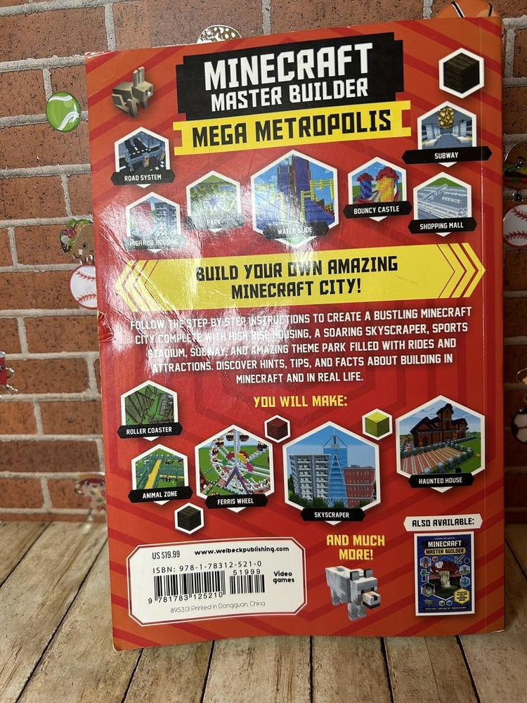 Minecraft Master Builder Mega Metropolis Strategy Guide BB1