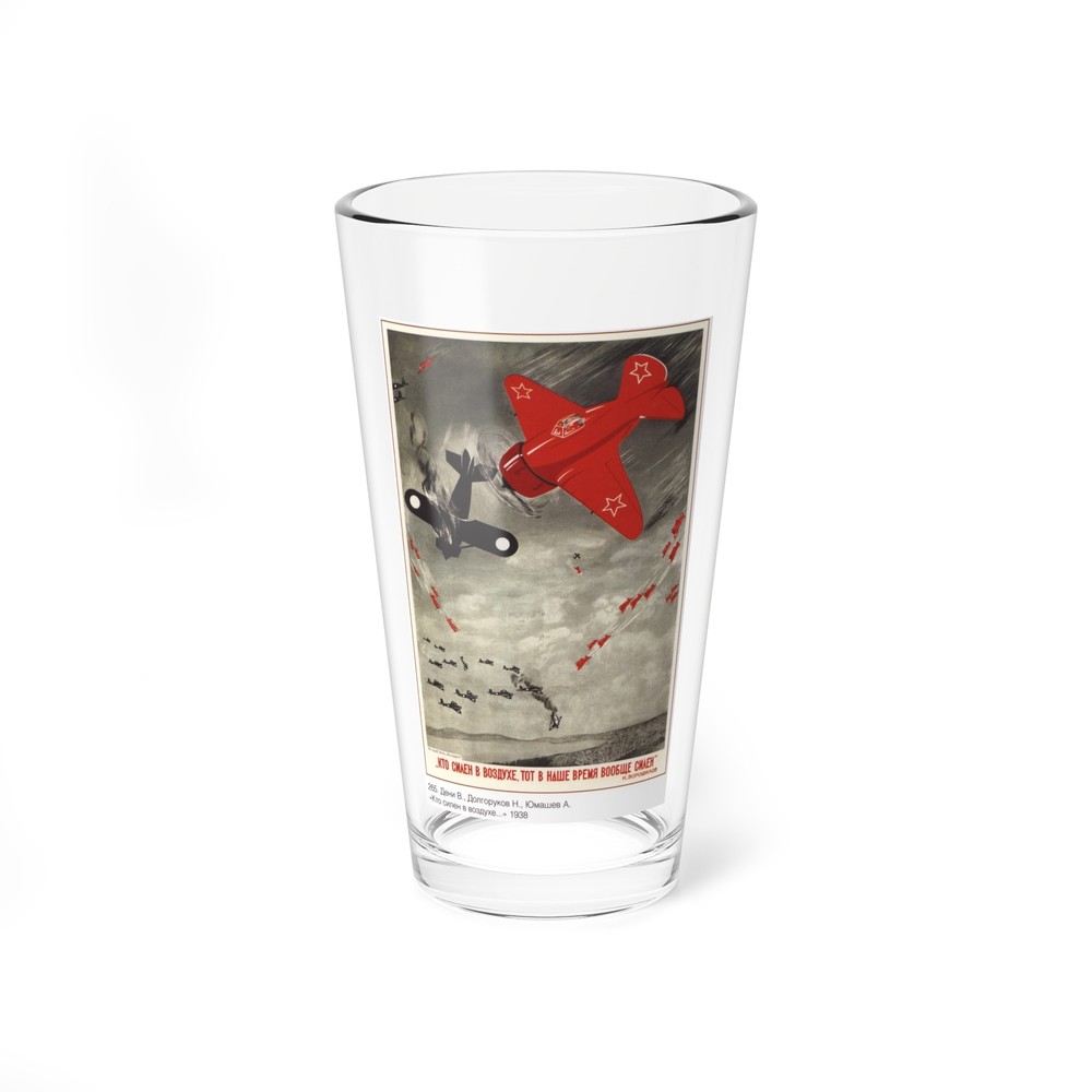 Soviet Era Poster 304 - Pint Glass 16oz