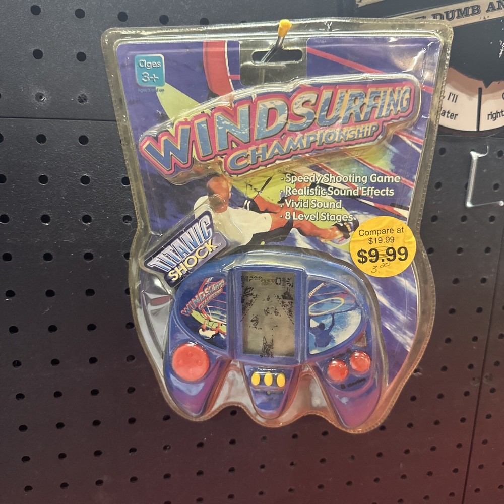 vintage virtual shotting game windsurfing handheld