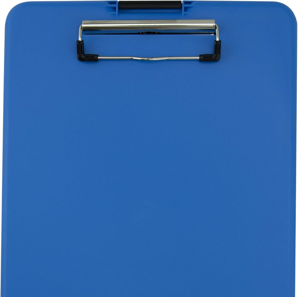 Saunders Blue Slimmate Plastic Storage Clipboard – Light Weight, Polypropylene C