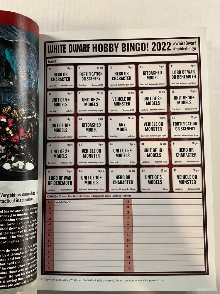 White Dwarf Issue 471 Magazine Games Workshop Warhammer 40,000 Flashpoint