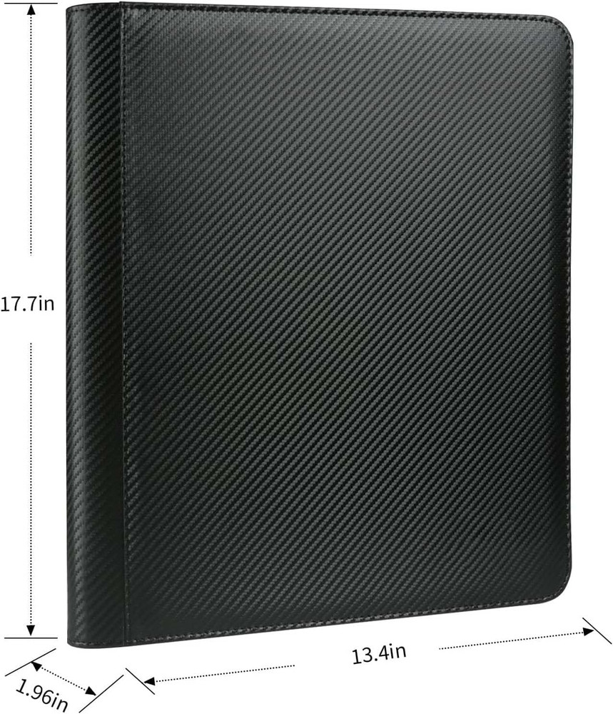 Premium Ringless Trading Card Binder - 1024 Capacity, 16 Side-Loading Pockets...