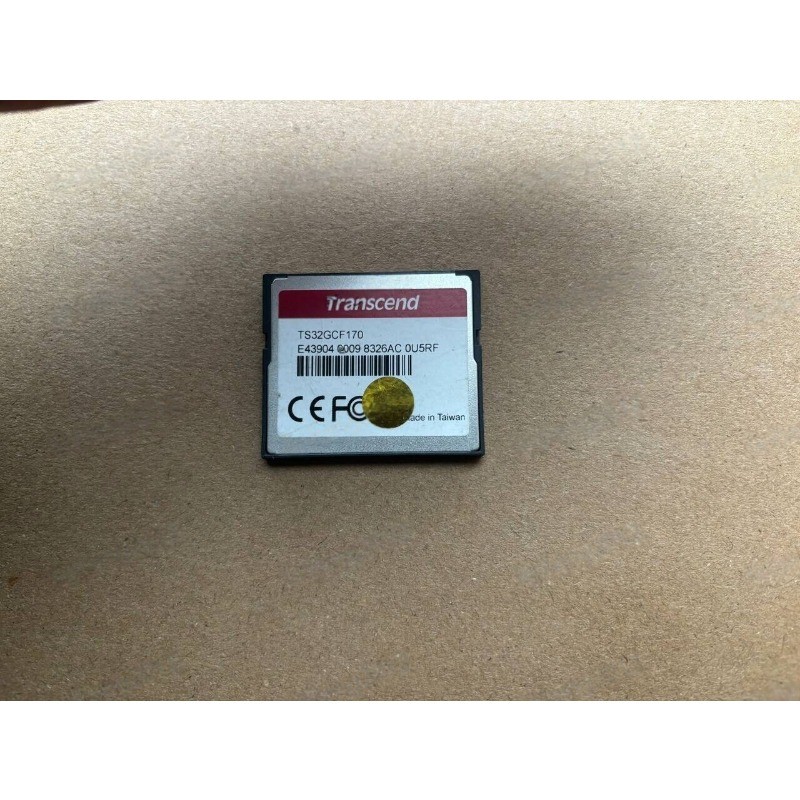CF170 Transcend CompactFlash 32GB Industrial Card Used