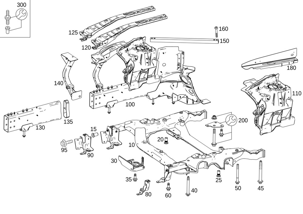 Genuine Mercedes-Benz Console 231-628-07-31