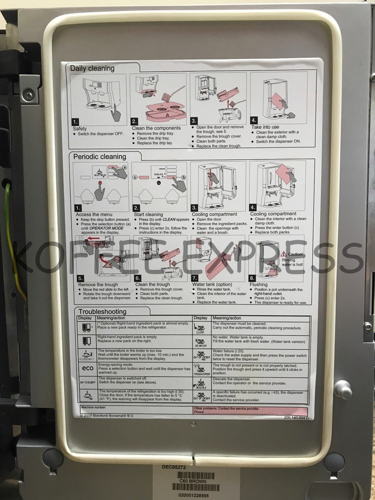 LIQUID COFFEE MACHINE C-60 AUTHORIZED DEALER SELECT BREW