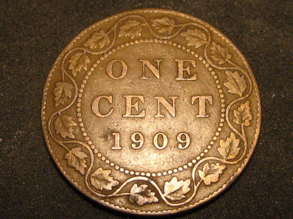 1909 Canadian Large Cent