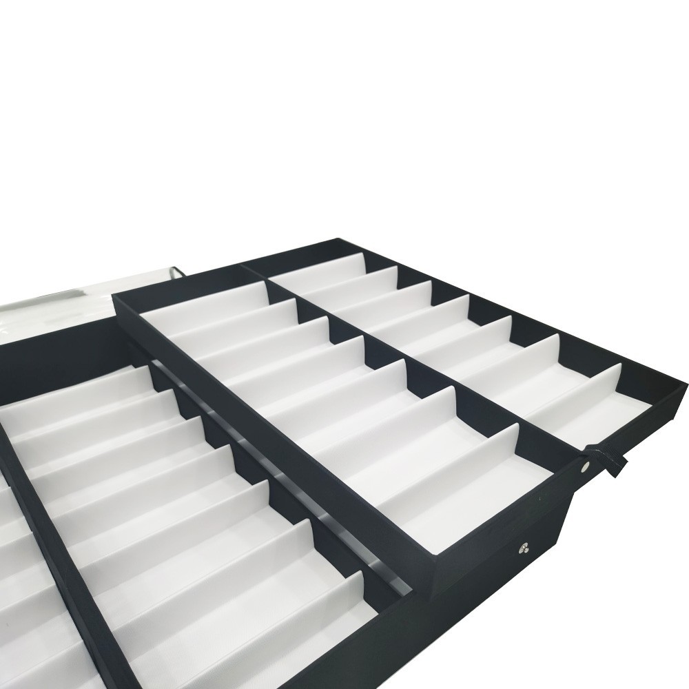 64 Pairs Portable Eyeglasses Display Case Storage Box Organize Sorting