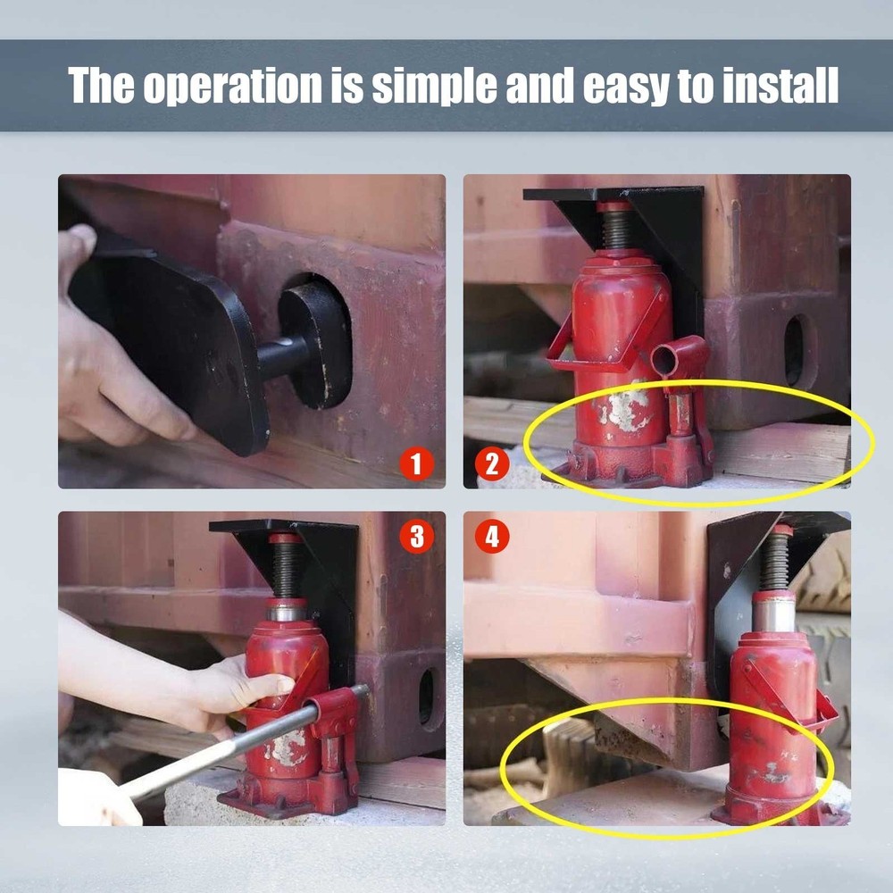 Superior Shipping Container, Jack Lug, Jack Leveling Attachment