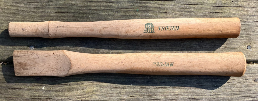 2 Unused Trojan 14" Hammer Handles