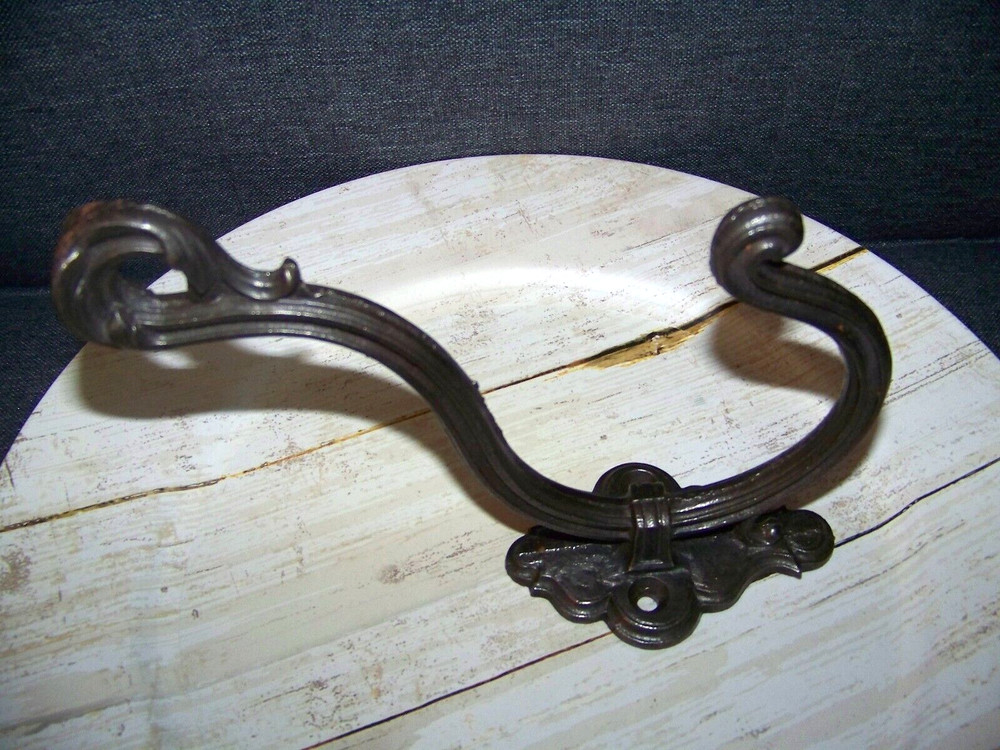 Antique Cast Iron Single Architectural Double Hat Coat Hook Reclaimed Salvage
