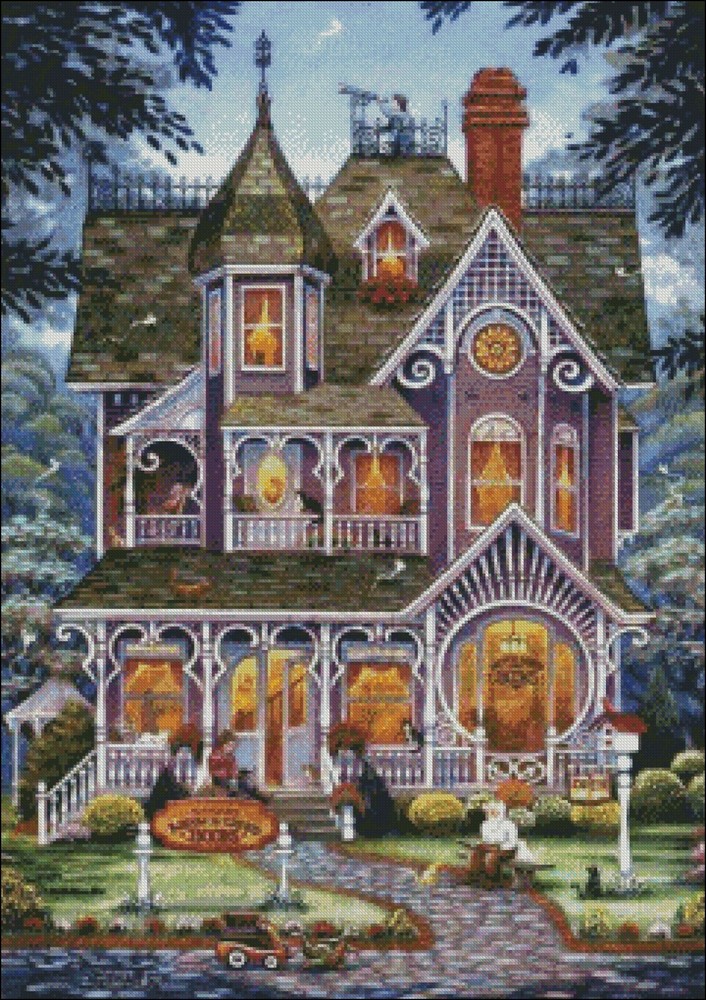 Chart Needlework DIY - Counted Cross Stitch Patterns - Village Bookstore