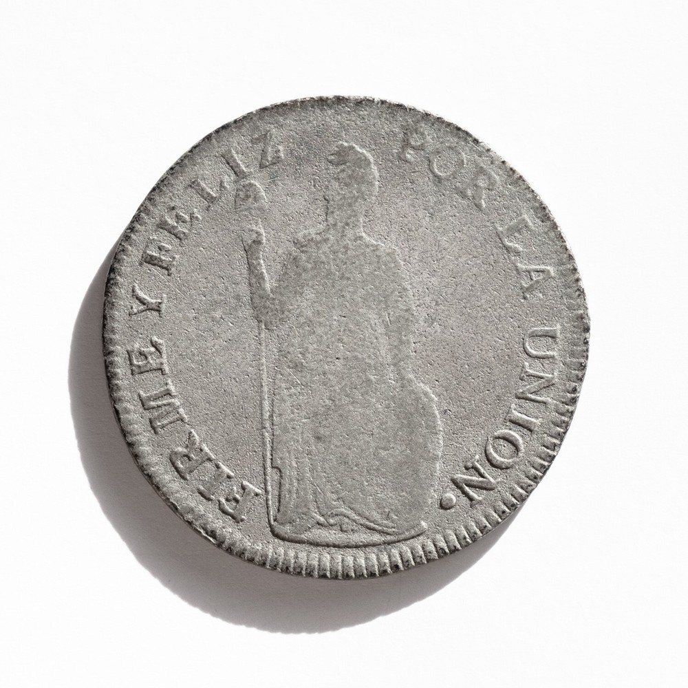 Peru 4 Reales 1836 Silver Coin