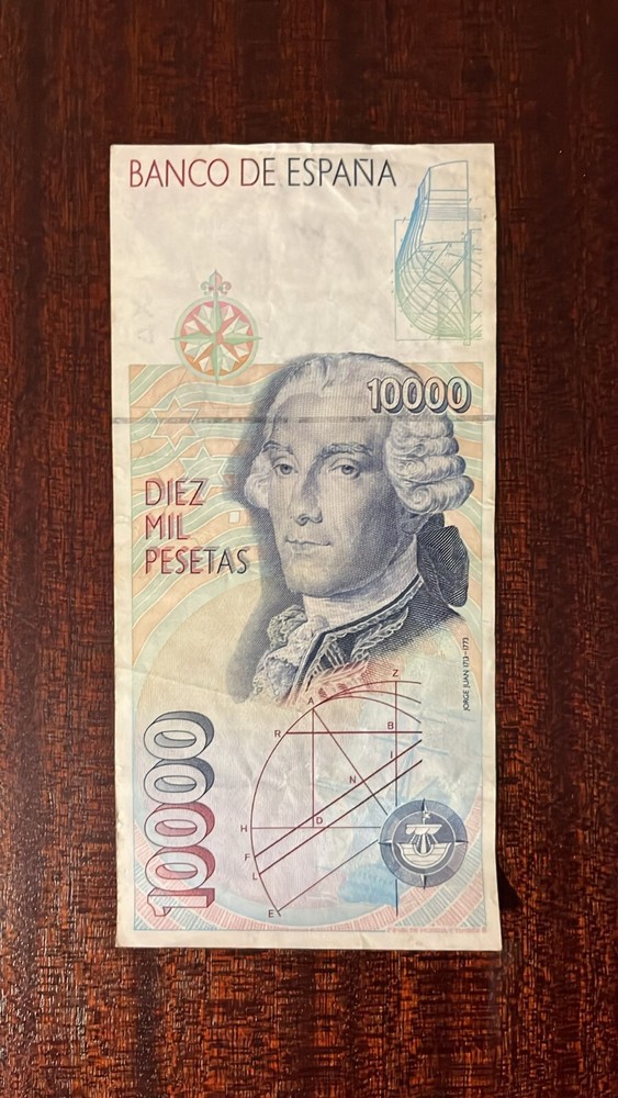 Spain Ref C481 : 10000 Spanish Pesetas Banknote 1992