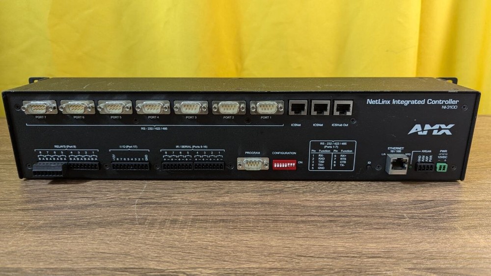 AMX NetLinx NI-3100 Automation Integrated Master Controller - Untested - DM16