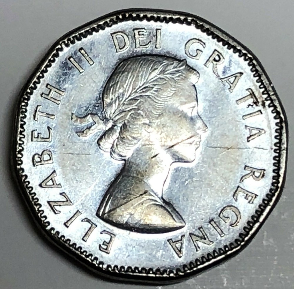 # C3714 CANADA COIN, FIVE CENTS 1954