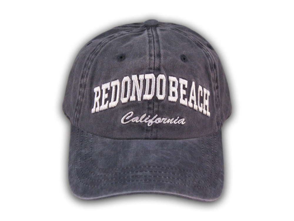Blue Redondo Beach Washed Baseball Cap