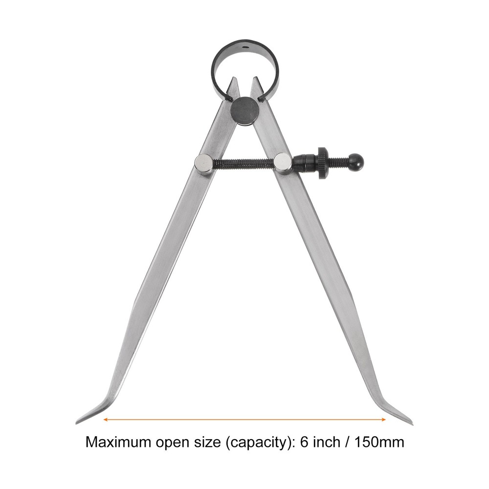 Spring Joint Caliper 6" 150mm Adjustable Spring Inside Caliper with Solid Nut