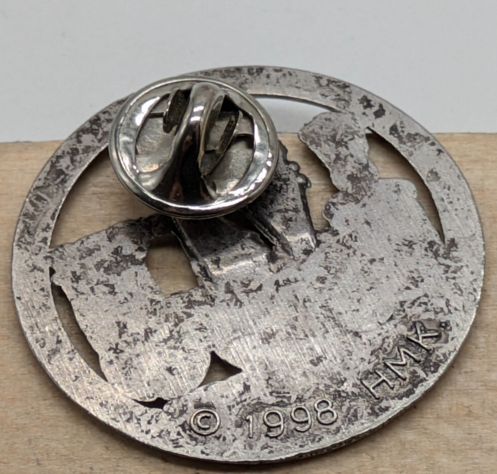 Hallmark 1998 Toy Train Nutcracker Silvertone Lapel Pin