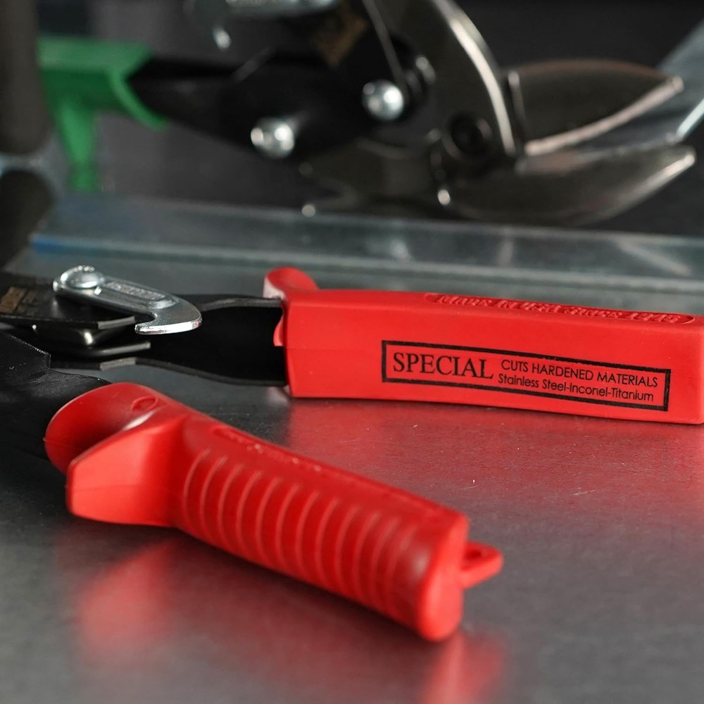 MIDWEST Special Hardness Aviation Snip - Left Cut Offset Left,