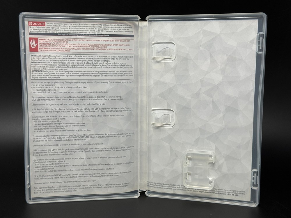 Ring Fit Adventure (Nintendo Switch) *EMPTY CASE ONLY - AUTHENTIC OEM*