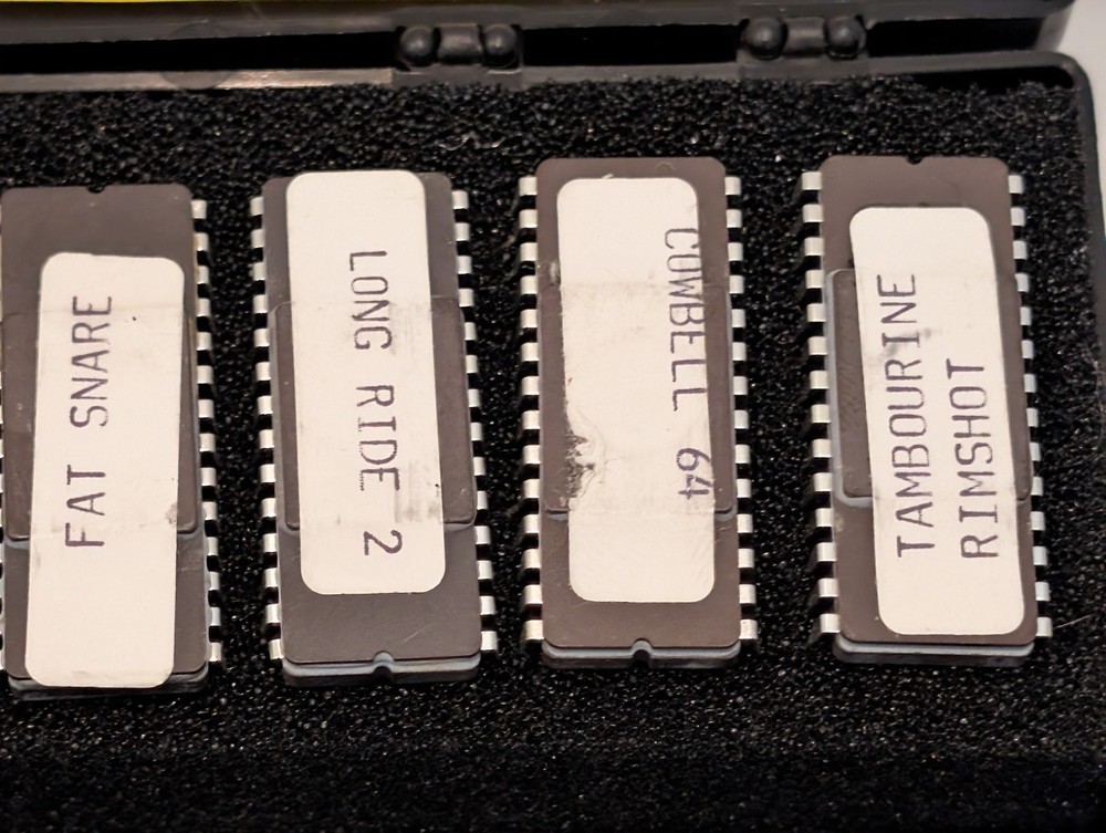 Oberheim DX Sound kit Eprom Chips