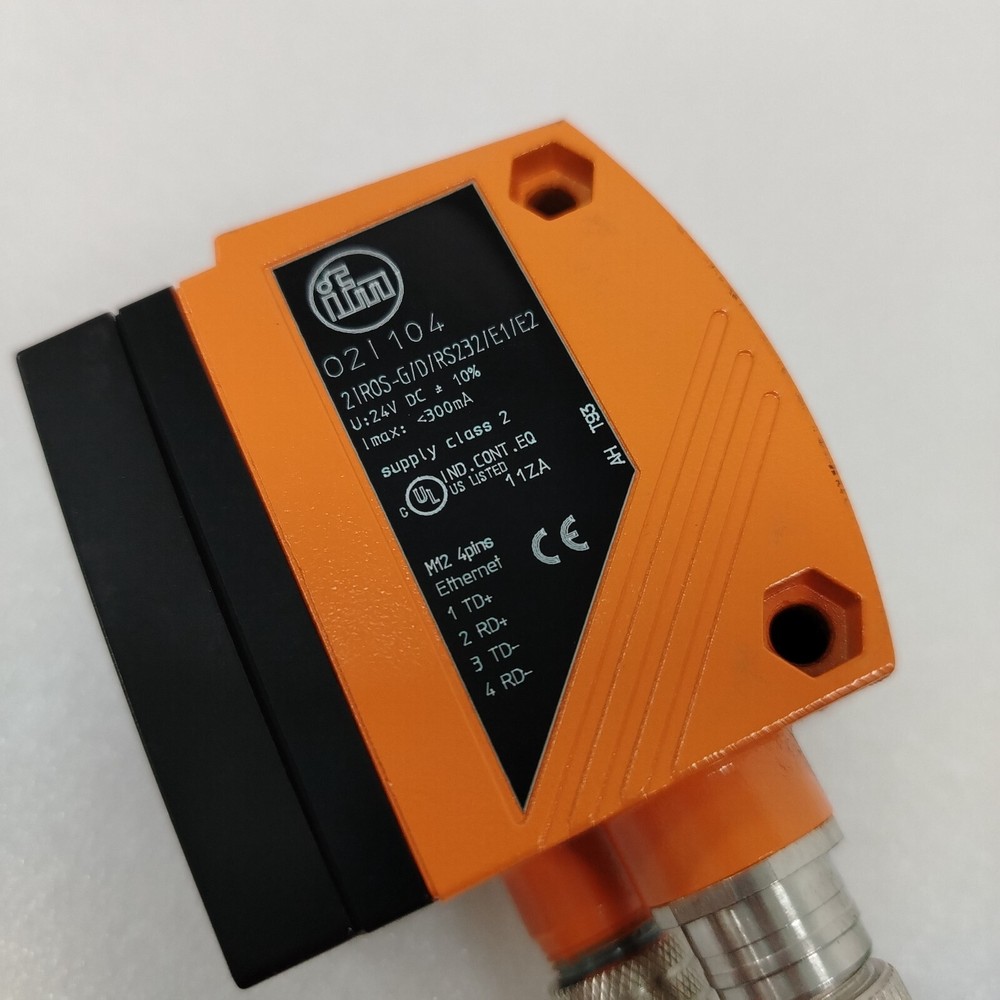 IFM 21ROS-G/D/RS232/E1/E2 MAC-ID 00-02-01-21-85-E6 Multicode Reader