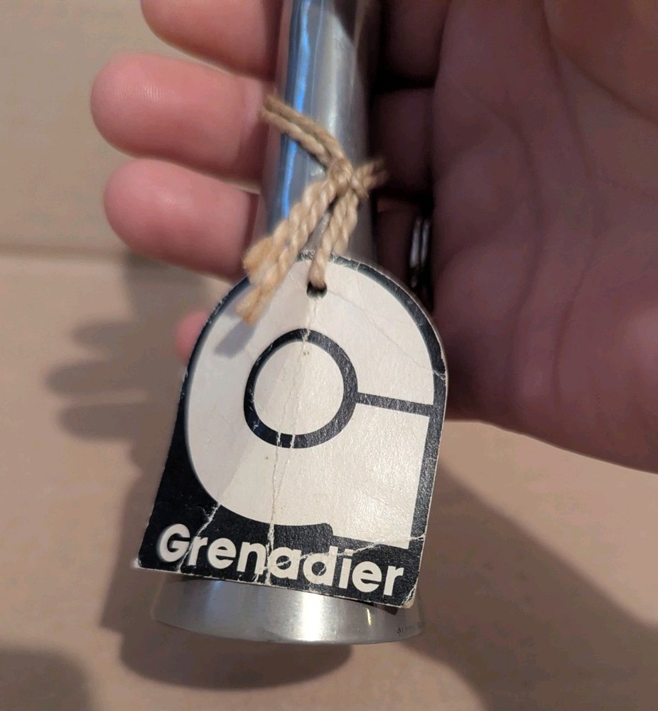 Vintage Grenadier Silver-Plated Single Candle Holder