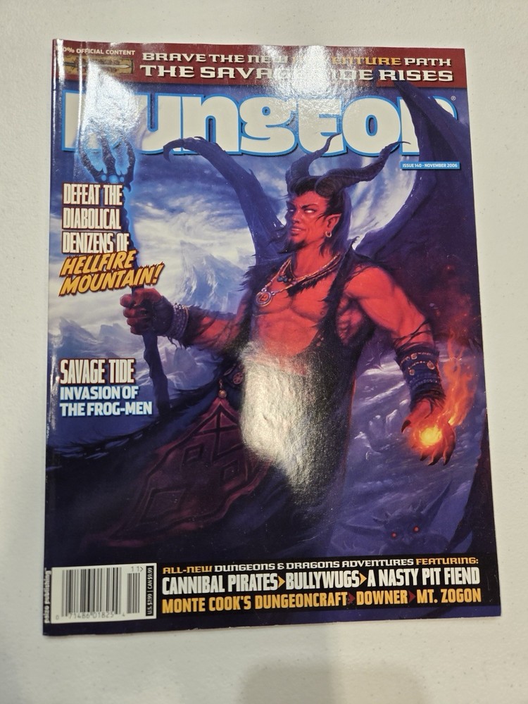 Dungeon Magazine Issue #140 November 2006