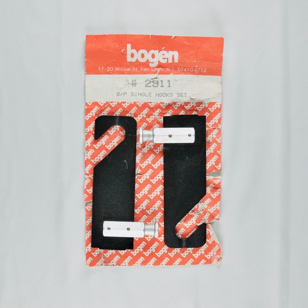 Manfrotto 059 Bogen 2911 Single Background Holder Hooks for Super Clamp