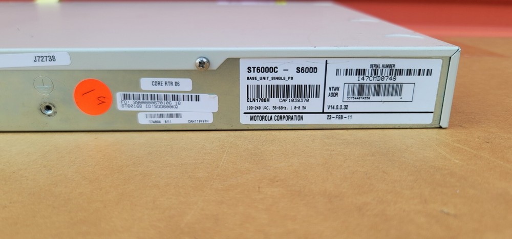 Motorola S6000 ST6000C-S6000 Multi-Protocol Router CLN1780L