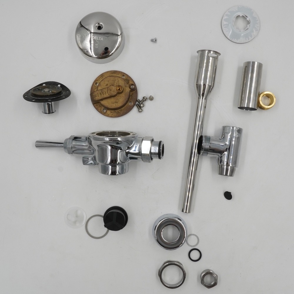 Delta 81T231 Urinal Flush Valve Exposed Manual Chrome