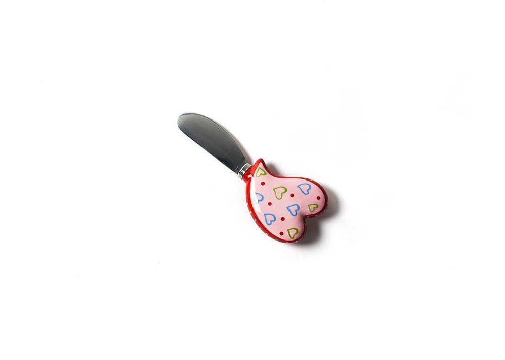 Happy Everything™ - Heart Embellishment Appetizer Spreader - HEART-ESPRD