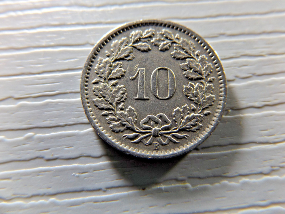 SWITZERLAND 1967 10 Rappen