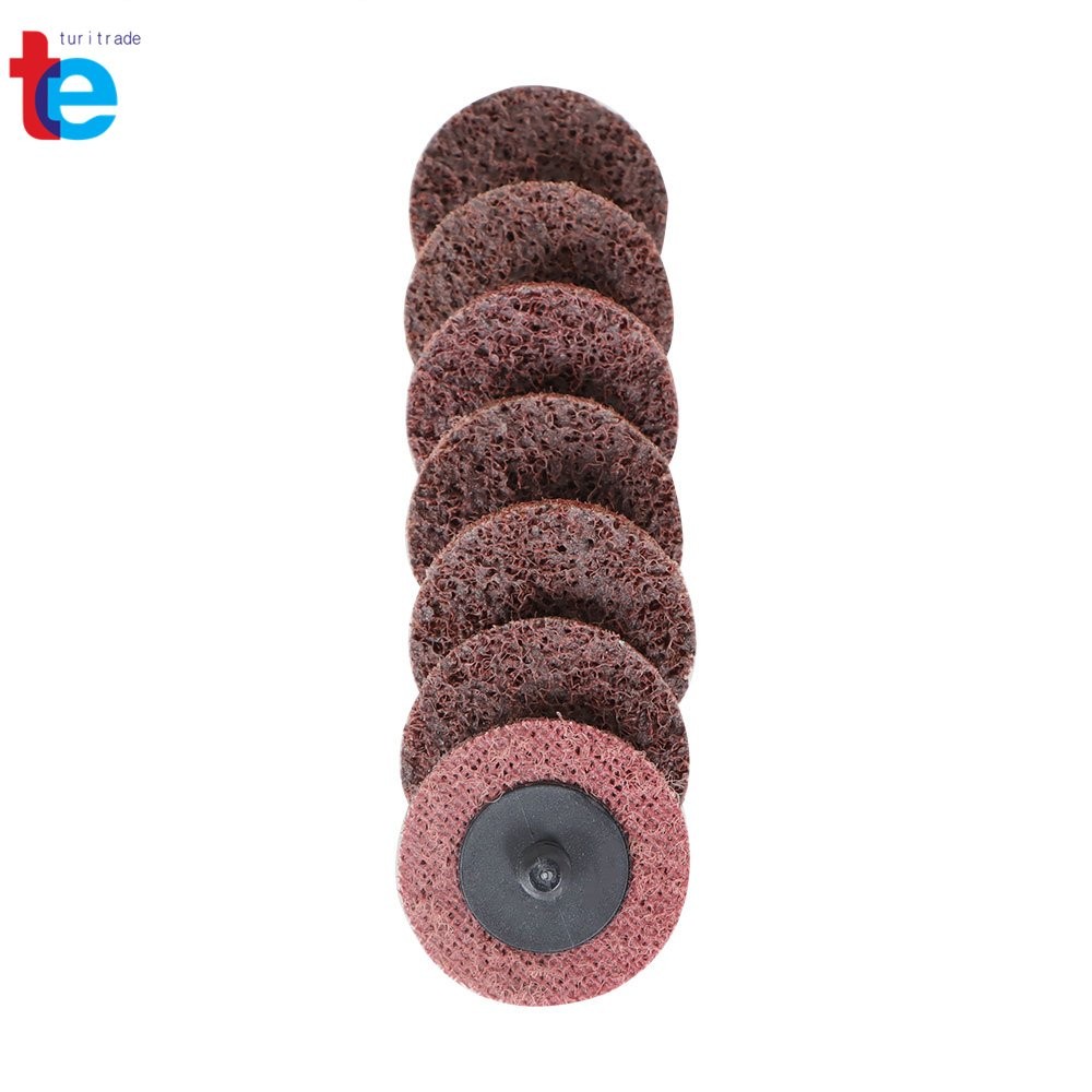 2" Medium Surface Conditioning Roll Lock Sanding Discs For Die Grinder 50 Pack