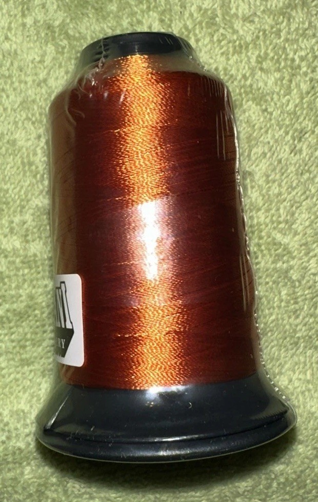 Floriani Embroidery Thread PF578 Rust Colored Polyester 1,100 Yards NOS