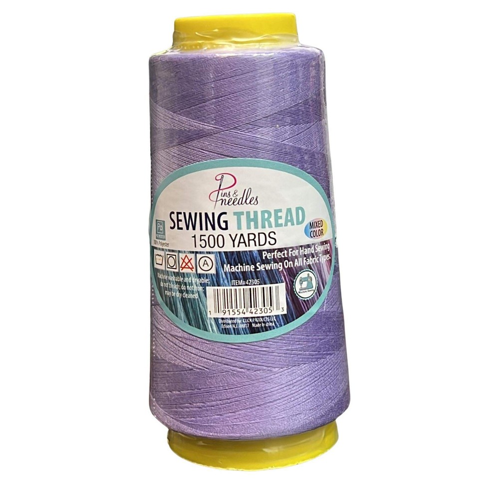 1500 Yards Pins & Needles Sewing Thread:1CT