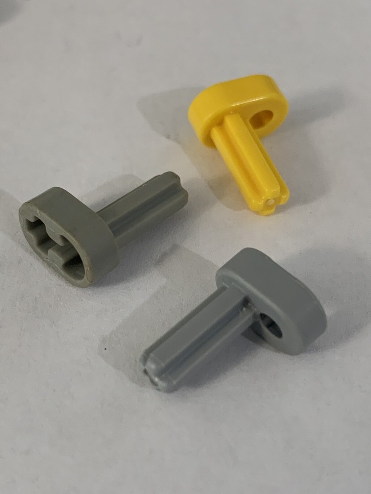 LEGO Part 2853 (2pcs) Technic Crankshaft Axle For Motor