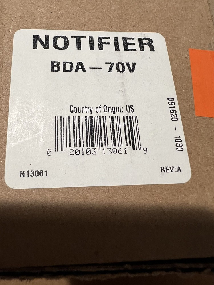 NOTIFIER BDA-70V Amplifier