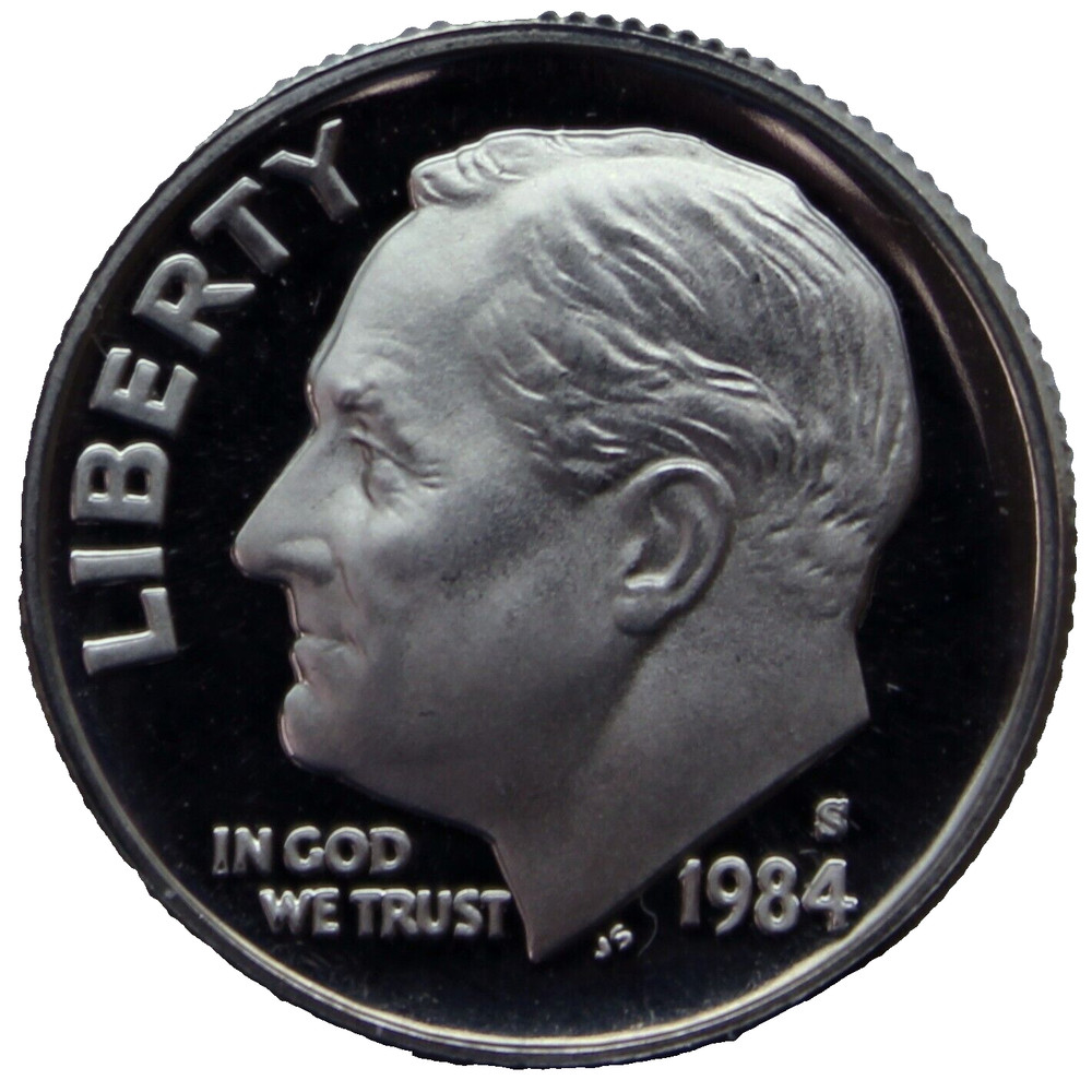 1984-S Proof Roosevelt Dime