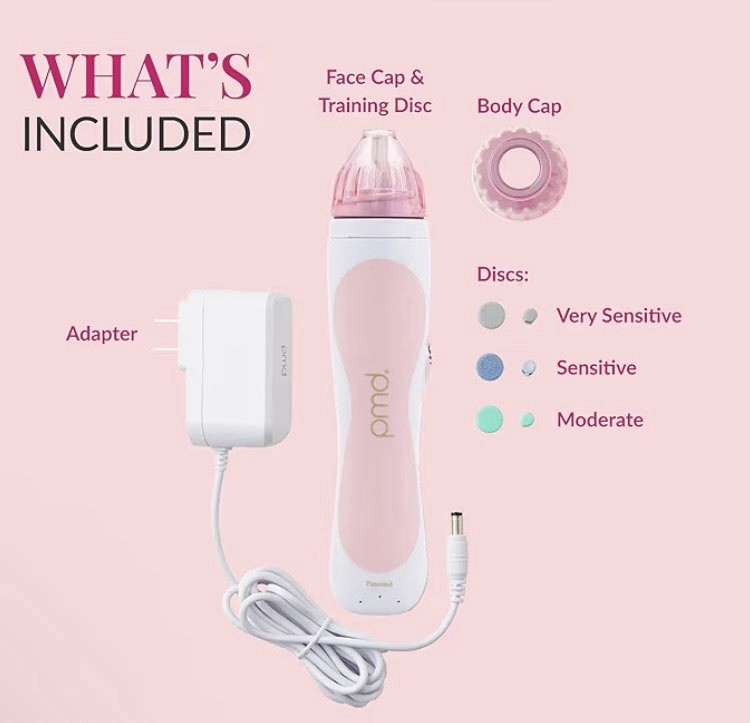 PMD Personal Microderm Classic Pink Exfoliation Device Open Box Tested