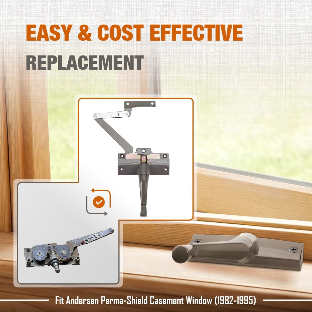 Split Arm Operator Right Hand with Handle for Replacing Damaged Window Crank ...