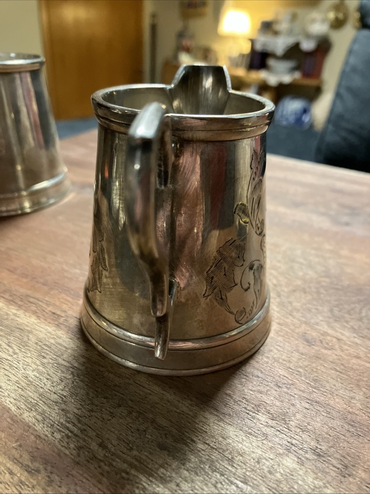 William Adams Silverplate Creamer and Sugar Set