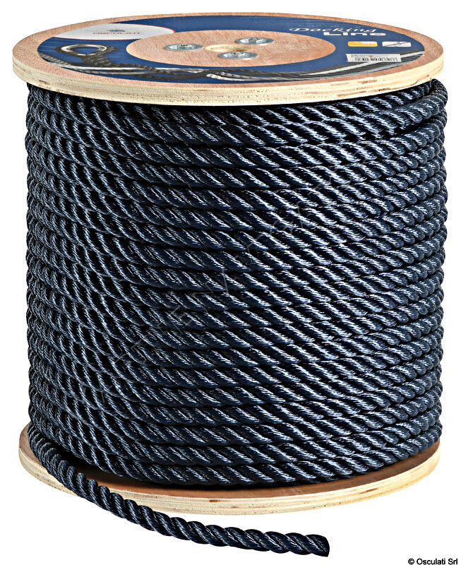 Osculati 3-strand line blue 18 mm