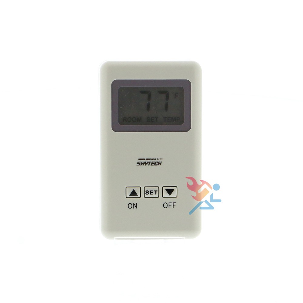 Skytech Model TS/R-2-A Wireless Thermostat Fireplace Control Wall Mount Kit
