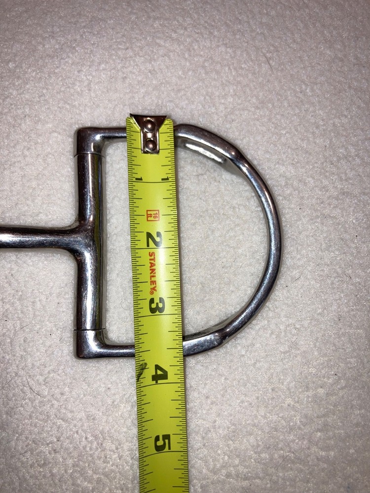 Myler SS D-Ring Comfort Snaffle Bit with Hooks-5"