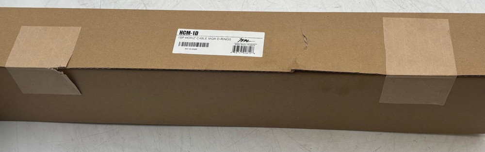 MIDDLE ATLANTIC HCM-1D 1SP HORIZONTAL CABLE MGR D-RINGS