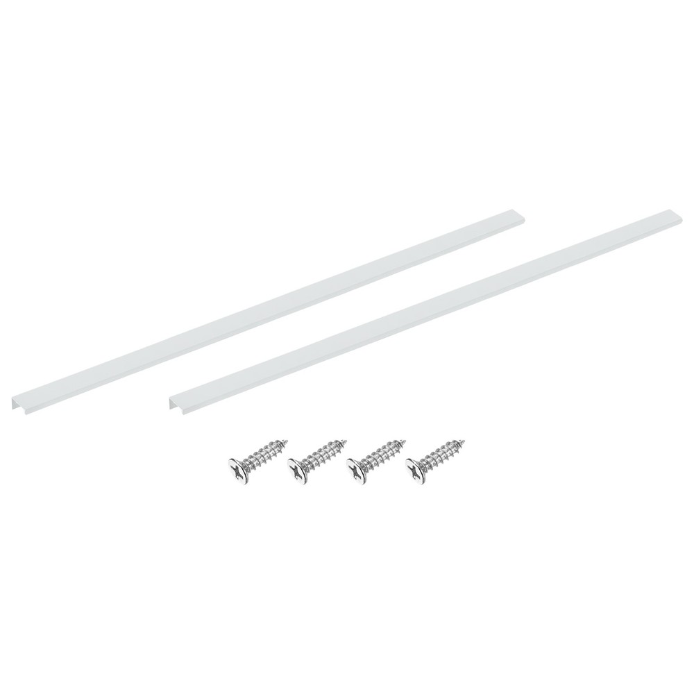 Cabinet Edge Finger Pull, 2pcs 800mm / 31.5" Hidden Cabinet Pulls, White